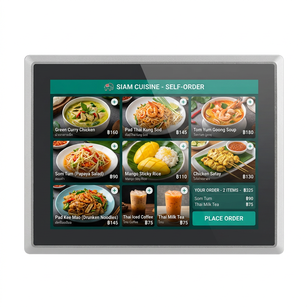 TouchWork 8" Industrial Touch PC (Monitor / Android / Windows)